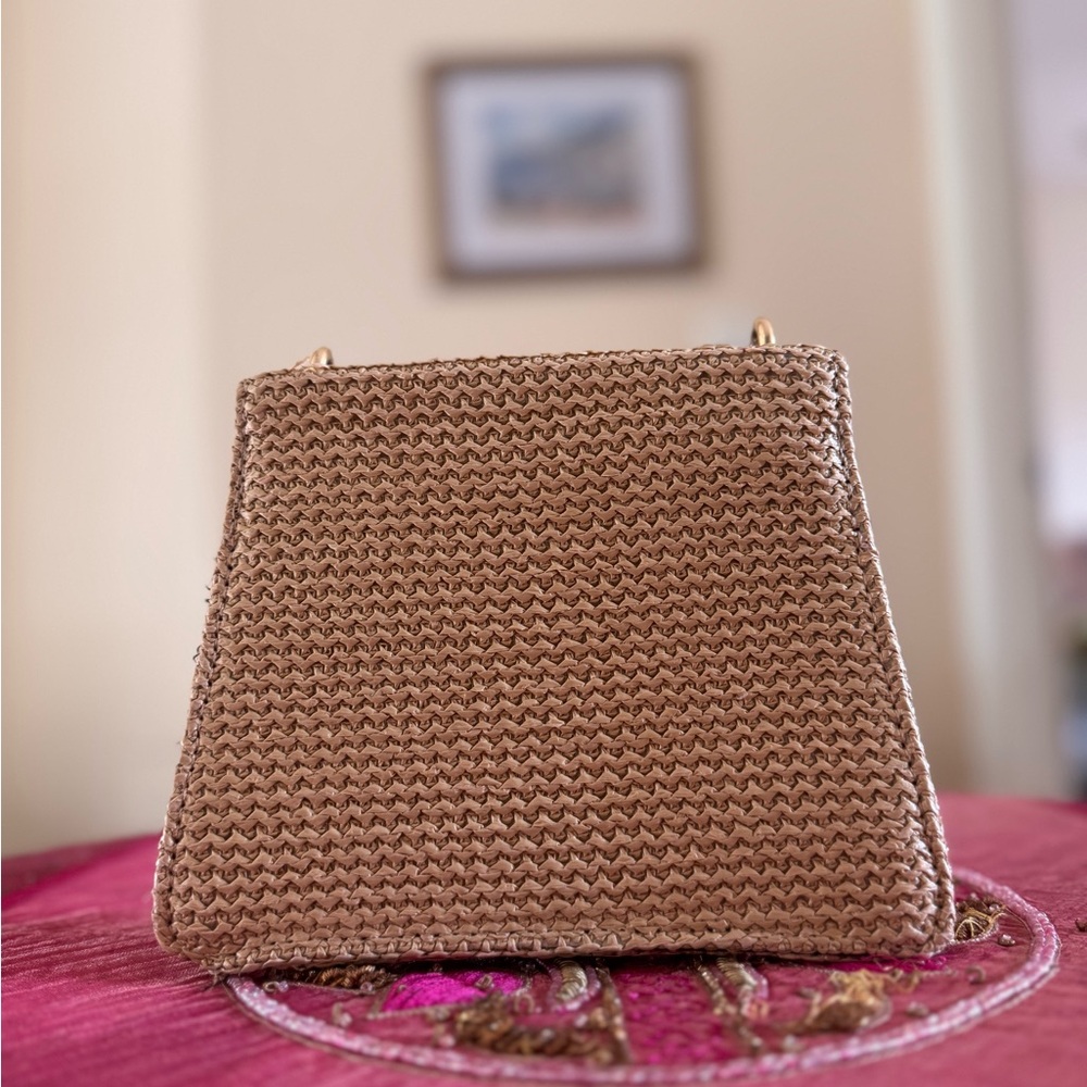 Top Handle Woven Handbag - Picture 2 of 4